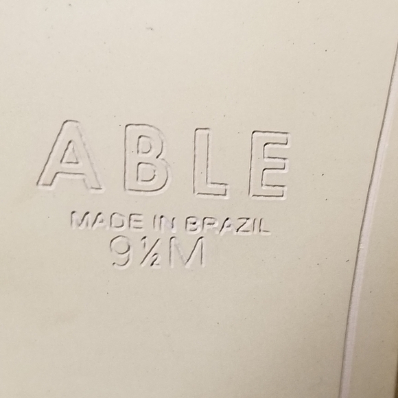 ABLE Joselyne Tobacco Suede Leather Boho Western Cowgirl Ankle Boots Booties 9.5 - Picture 11 of 11